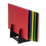 Lot de 6 planches à découper standard basse densité avec support et poster Hygiplas — FY329