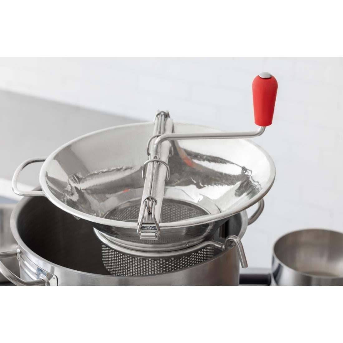 Moulin à légumes Tellier en acier étamé - 39 cm — J415