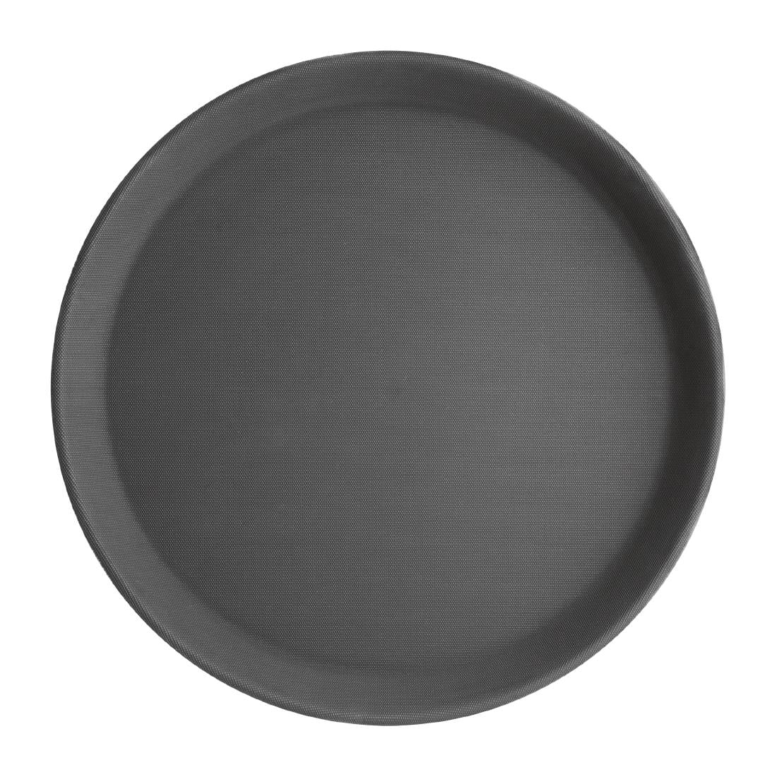 Offre spéciale : Lot de 6 plateaux ronds antidérapants en polypropylène Olympia Kristallon — S658