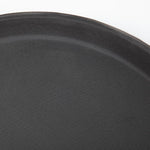 Plateau antidérapant en fibre de verre Olympia Kristallon rond noir 356mm — J846