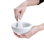 Pilon et mortier en porcelaine Vogue 115mm — J923