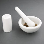 Pilon et mortier en porcelaine Vogue 115mm — J923