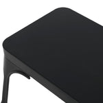 Bancs en métal noir Bolero Bistro 1000 mm (lot de 2) — JA328