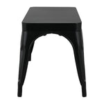 Bancs en métal noir Bolero Bistro 1000 mm (lot de 2) — JA328