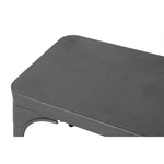 Bancs en métal gris acier Bolero Bistro 1000 mm (lot de 2) — JA329