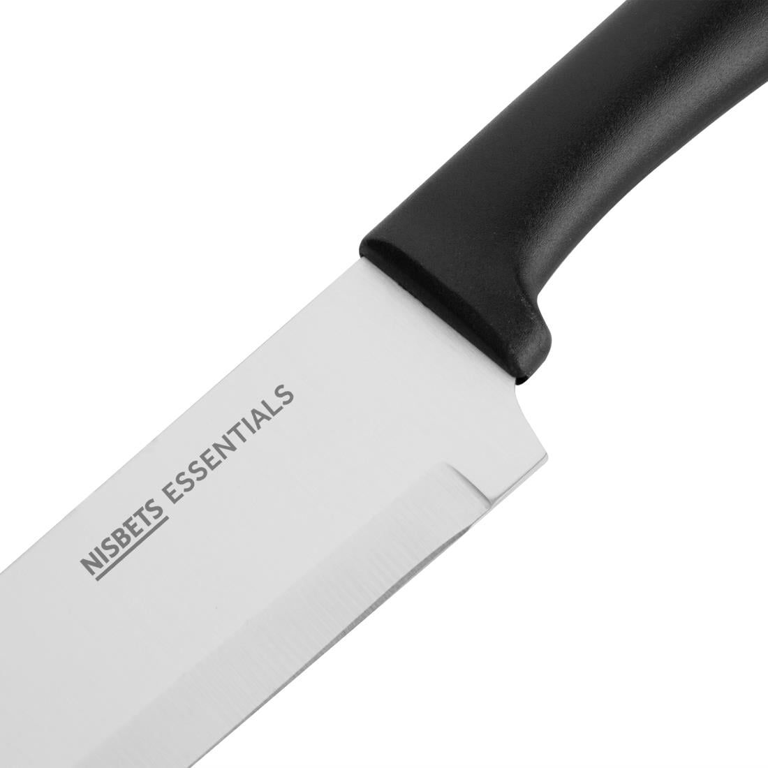 Couteau de cuisine Nisbets Essentials noir 20 cm — JA906