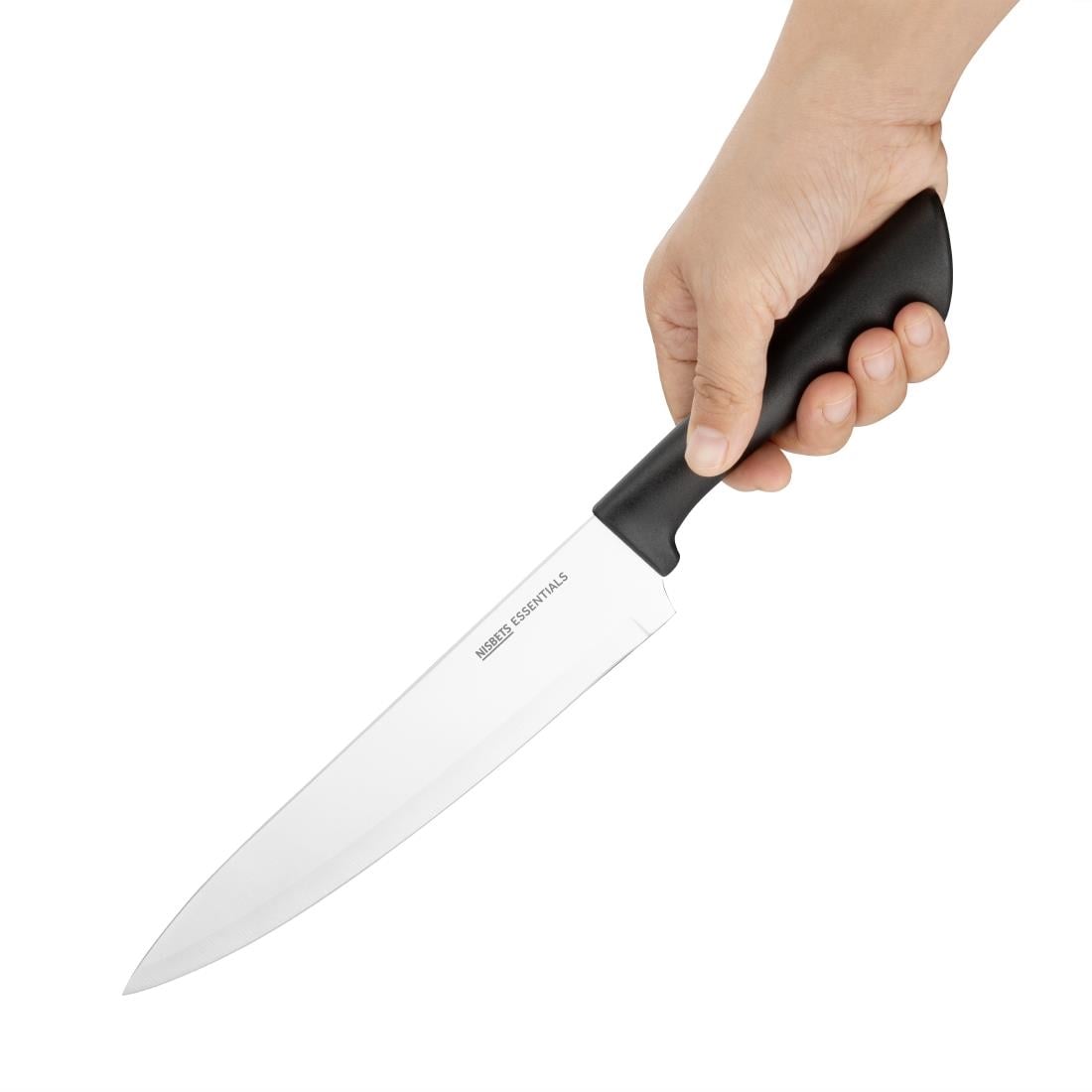 Couteau de cuisine Nisbets Essentials noir 20 cm — JA906