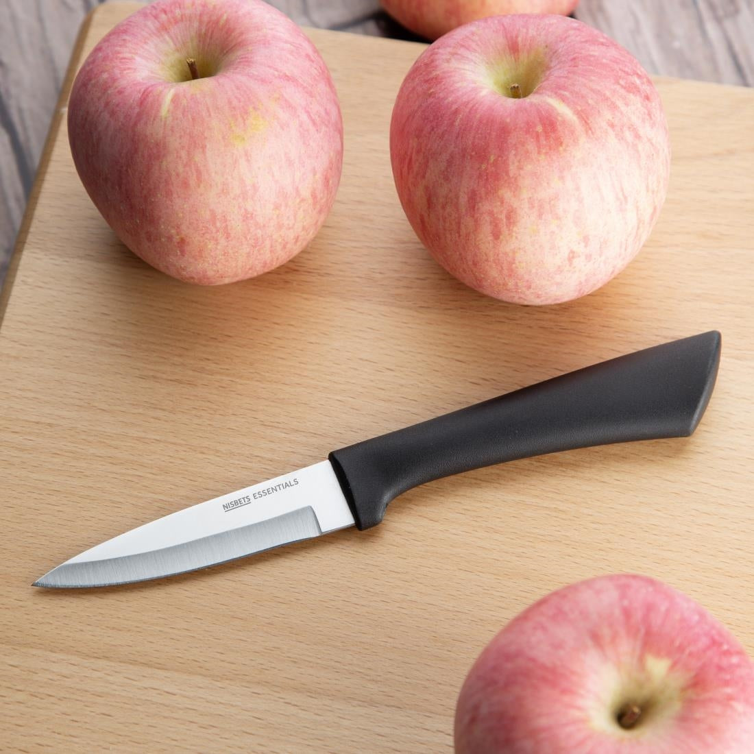 Couteau d'office Nisbets Essentials Noir 9 cm — JA907