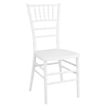 Chaises Bolero Chiavari en polypropylène blanches (lot de 4) — JA998