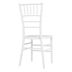 Chaises Bolero Chiavari en polypropylène blanches (lot de 4) — JA998