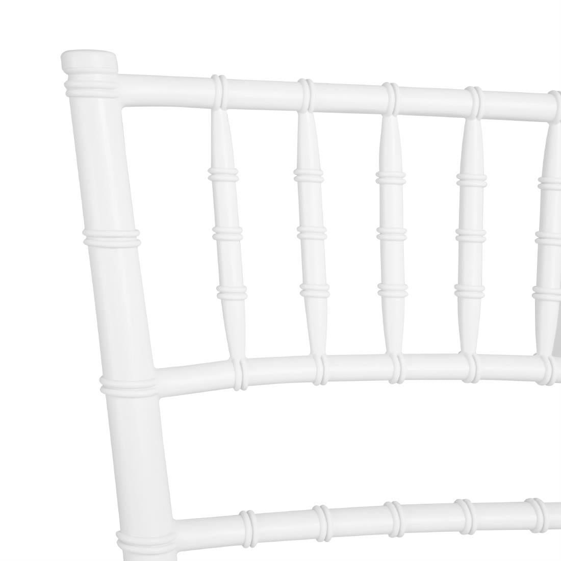 Chaises Bolero Chiavari en polypropylène blanches (lot de 4) — JA998
