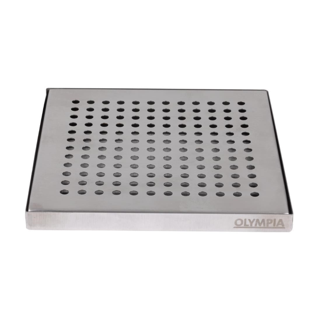Bac de récupération de bar en inox Olympia 150x150 mm — JB126