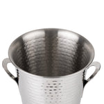 Seau à vin évasé martelé en acier inoxydable Olympia 4,3 L — JB127