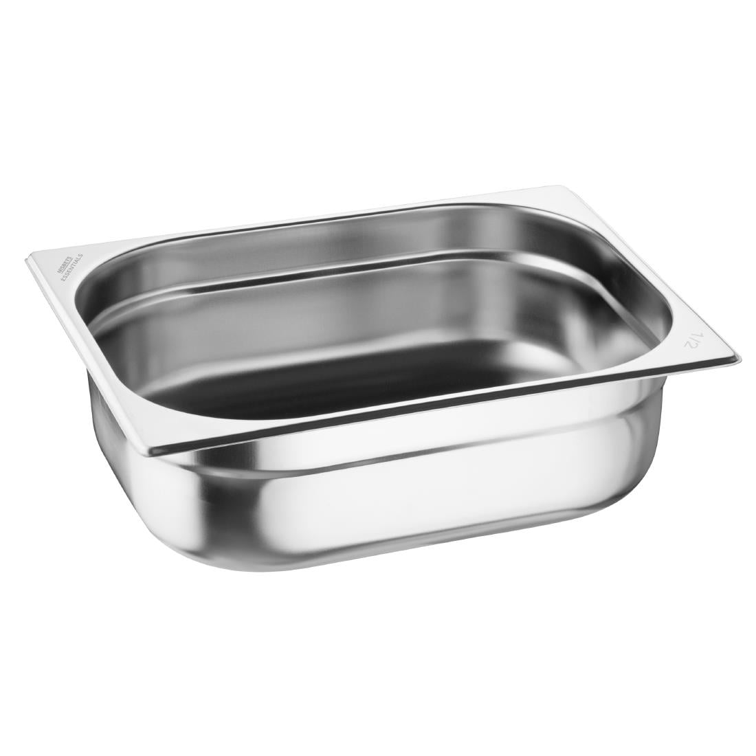 Bacs GN 1/2 en inox Nisbets Essentials 100 mm (lot de 3) — JB372