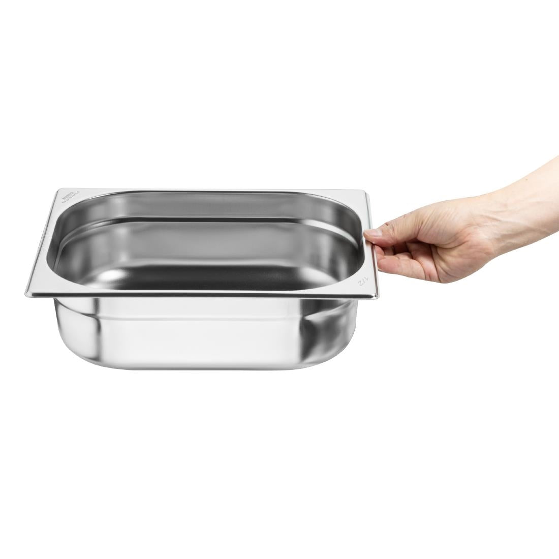 Bacs GN 1/2 en inox Nisbets Essentials 100 mm (lot de 3) — JB372