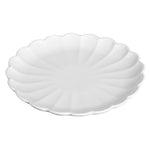 Assiettes festonnées Olympia Bloom blanches 226 mm (lot de 6) — JB394
