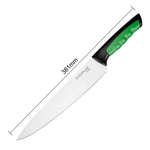 Couteau de cuisine Hygiplas Pro vert 25cm — JD211