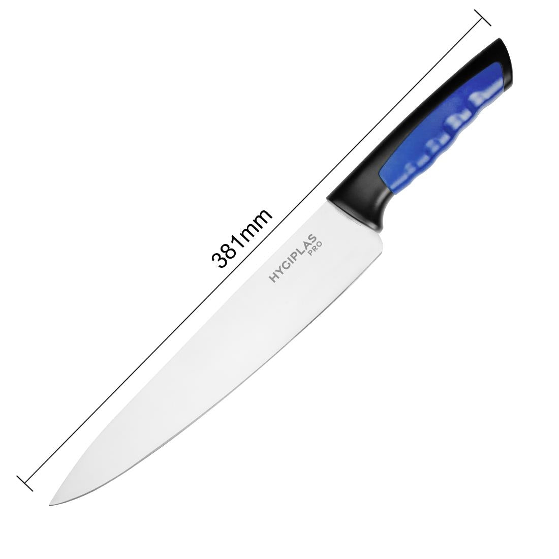 Couteau de cuisine Hygiplas Pro bleu 25cm — JD213