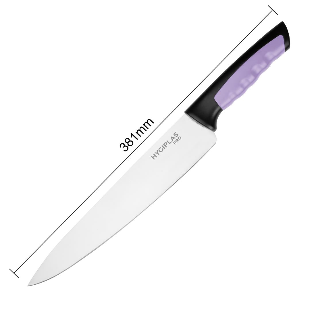 Couteau de cuisine Hygiplas Pro violet 25cm — JD214