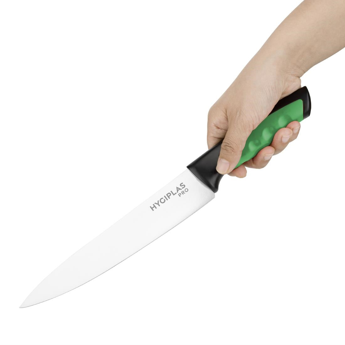 Couteau de cuisine Hygiplas Pro vert 21,5cm — JD225