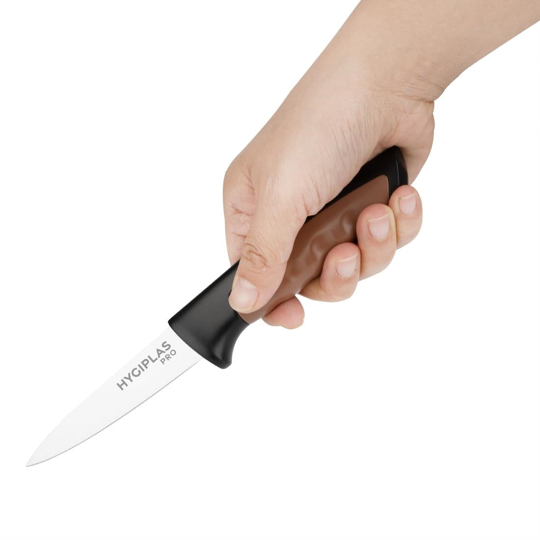 Couteau d'office Hygiplas Pro marron 8,5cm — JD227
