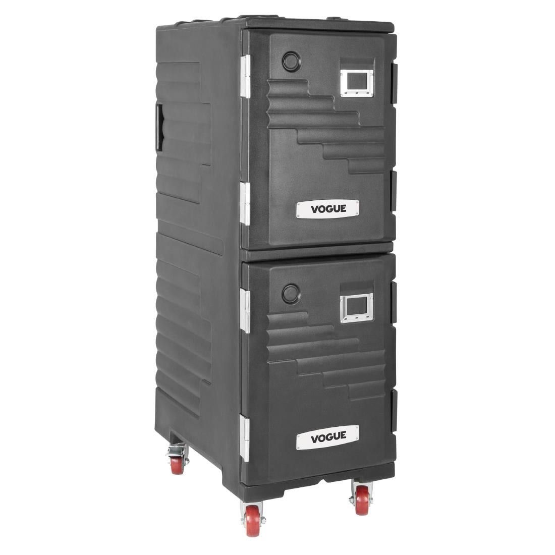 Conteneur isotherme GN double à chargement frontal Vogue noir  — JD444