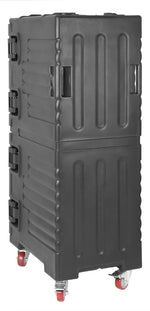 Conteneur isotherme GN double à chargement frontal Vogue noir  — JD444