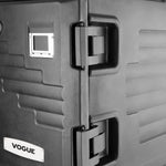 Conteneur isotherme GN double à chargement frontal Vogue noir  — JD444
