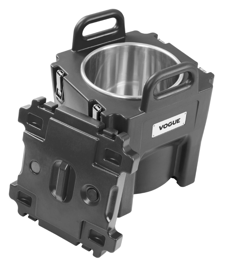 Conteneur à soupe isotherme Vogue noir 20 L — JD446