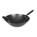Wok antiadhésif fond plat 356mm — K250