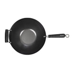 Wok antiadhésif fond plat 356mm — K250
