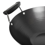 Wok antiadhésif fond plat 356mm — K250