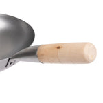 Wok fond plat en acier doux Vogue 254mm — K295