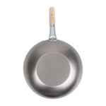 Wok en acier doux Vogue 330mm — K296