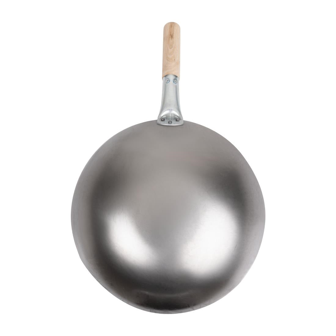 Wok conique en acier doux Vogue 356mm — K299