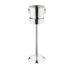 Seau à vin et champagne en acier inoxydable brossé Olympia — K406