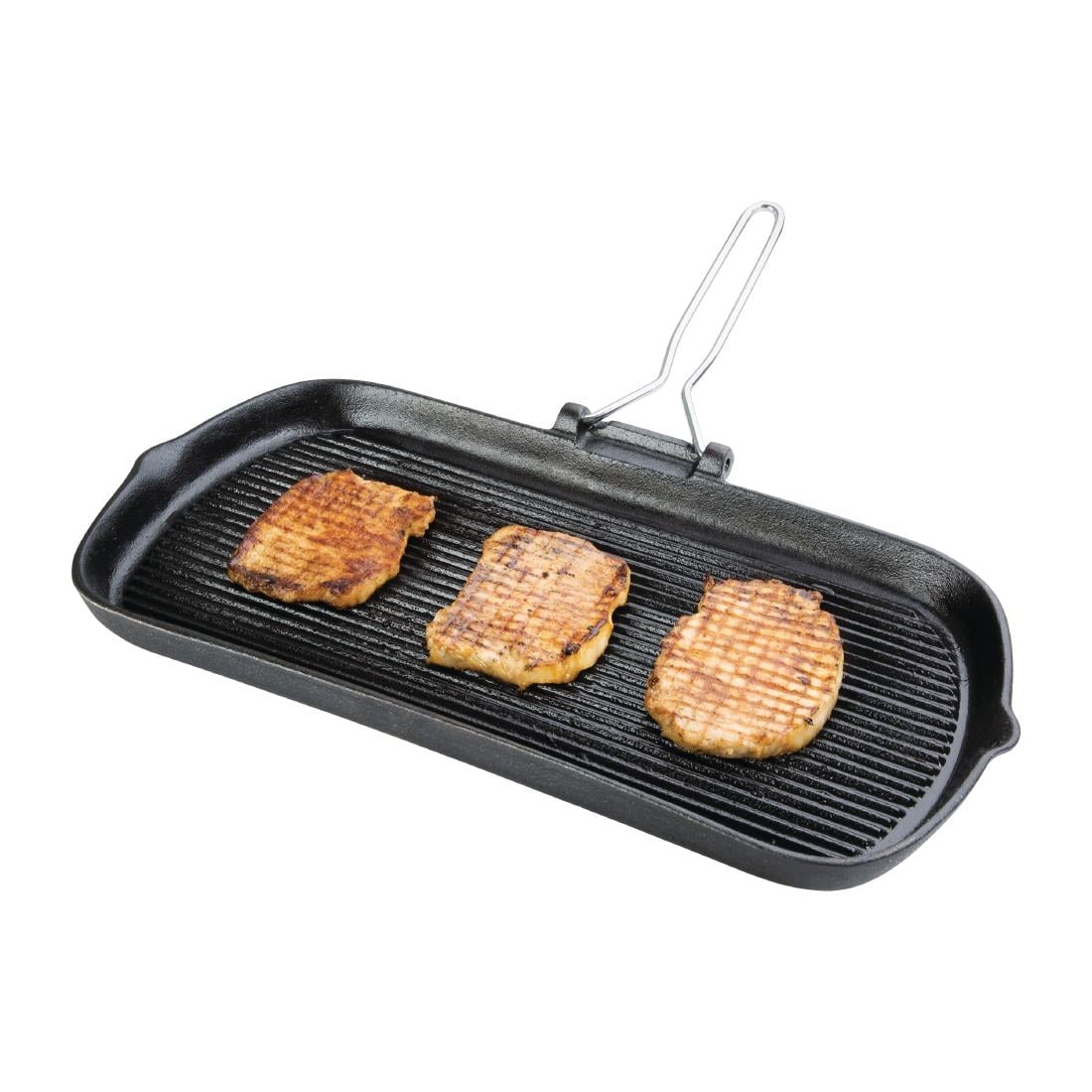 Poêle grill en fonte Vogue — K417