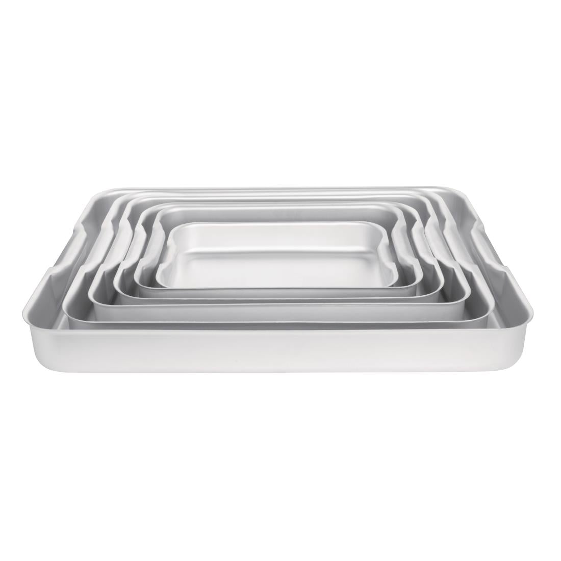 Plat à rôtir en aluminium Vogue 368x267mm — K423