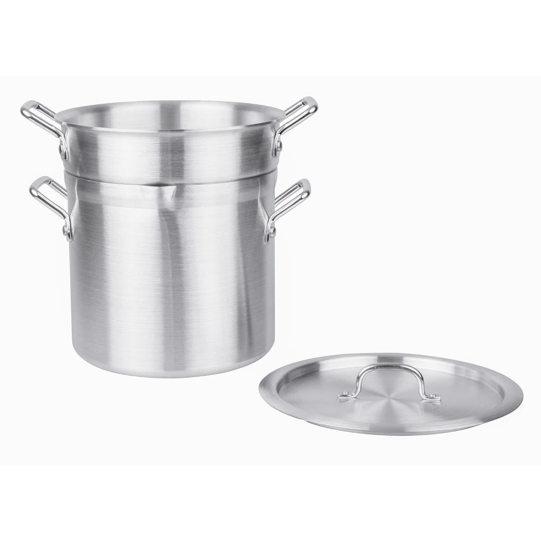 Marmite bain marie aluminium Vogue 10L — K645