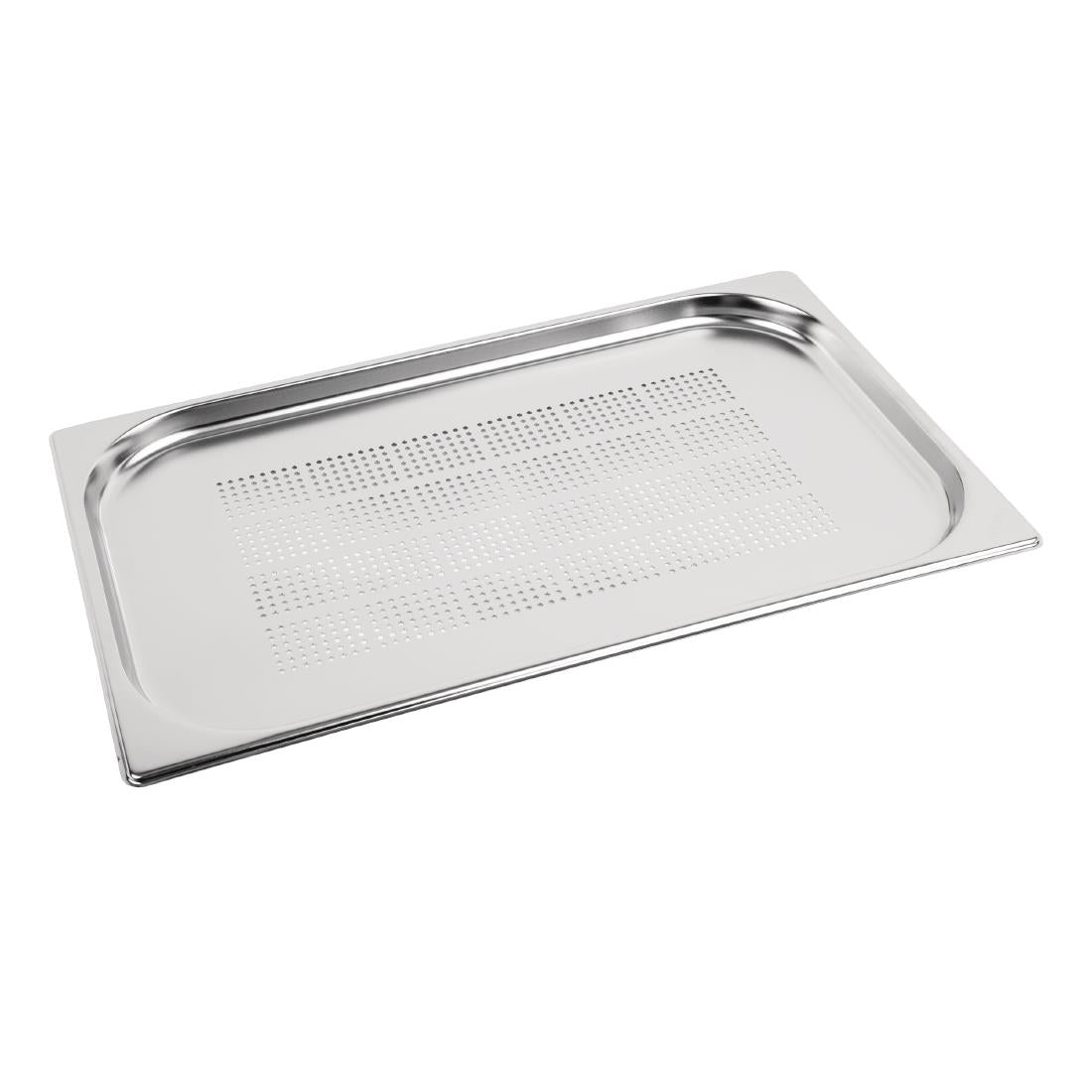 Bac Gastronorme inox perforé GN 1/1 20mm Vogue — K827