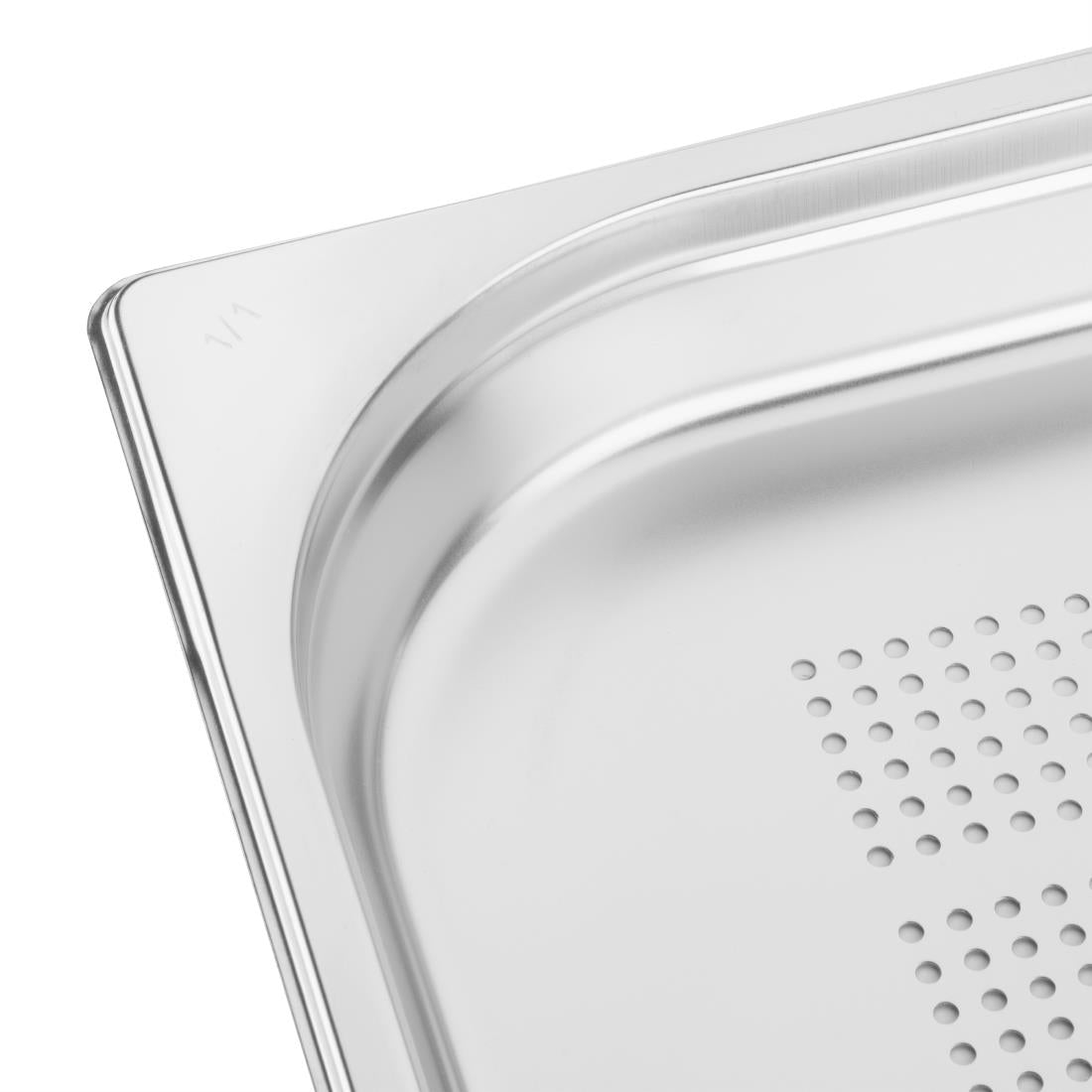 Bac Gastronorme inox perforé GN 1/1 40mm Vogue — K839