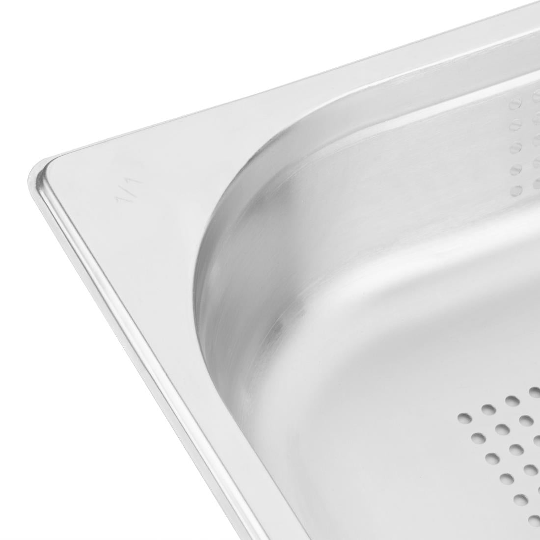 Bac Gastronorme inox perforé GN 1/1 65mm Vogue — K840