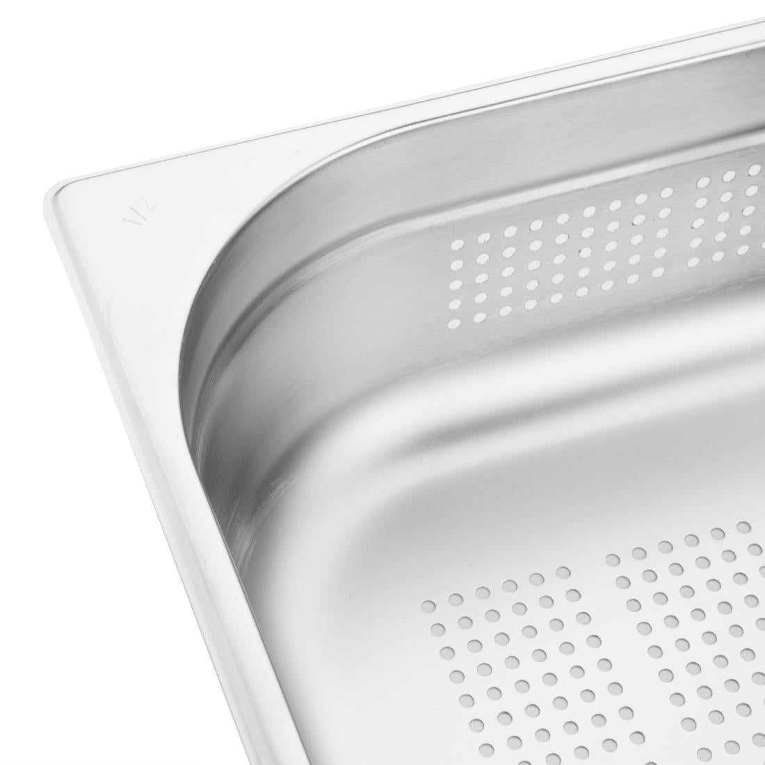 Bac Gastronorme inox perforé GN 1/2 100mm Vogue — K845