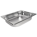 Bac Gastronorme inox perforé GN 1/2 100mm Vogue — K845