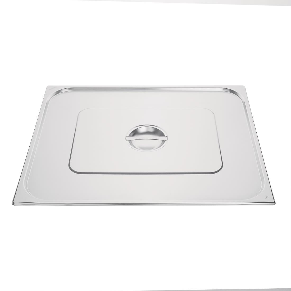Couvercle GN 2/1 inox double Vogue — K939