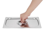 Couvercle GN 1/3 inox Vogue — K969