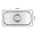 Couvercle GN 1/3 inox Vogue — K969