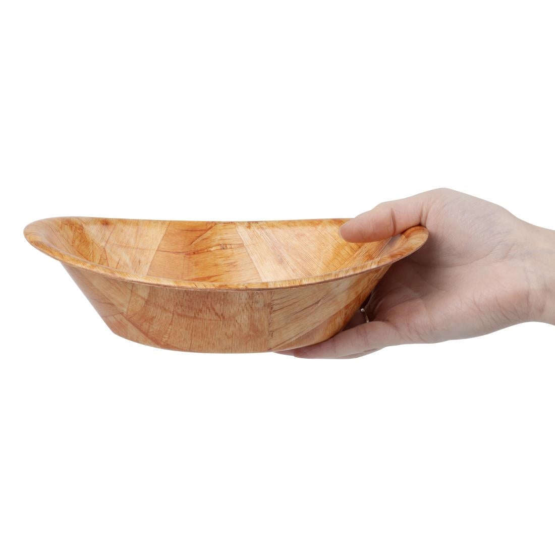 Corbeille ovale en bois petit modèle — L092