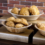 Corbeille ovale en bois grand modèle — L093