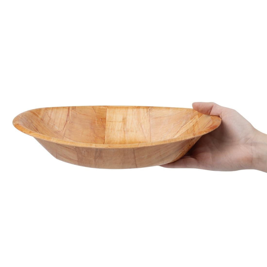Corbeille ovale en bois grand modèle — L093
